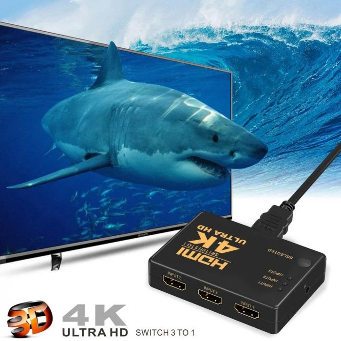 1 to 3 HDMI Switch – With remote - Image 6