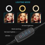 10 Inch LED Ring Light with Tripod - Image 4
