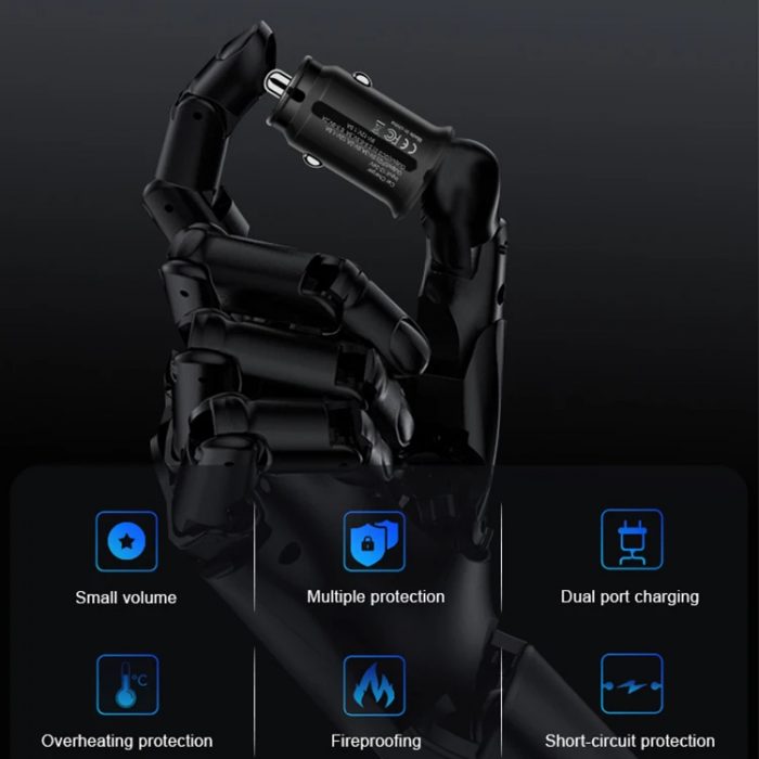 2 in 1 Car Fast Charger Adapter - Image 3