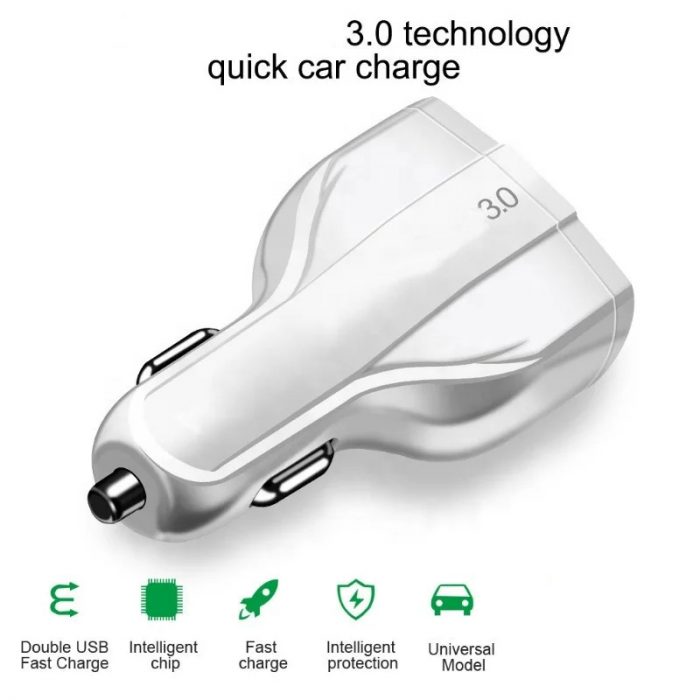 3 in 1 Car Fast Charger Adapter - Image 4