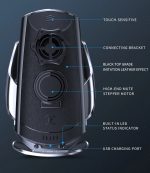 WBG Wireless Automatic IR Car Fast Charger and Holder - Image 8