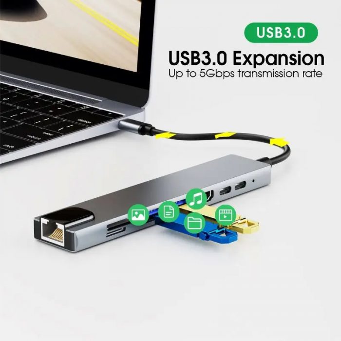 8in1 USB C HUB – HDMI - Image 5