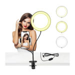 LED Ring Light – Clip On – With Phone Holder