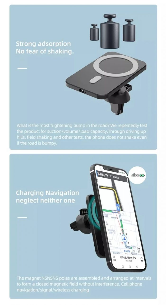Magsafe compatible wireless phone charger and holder - Image 4