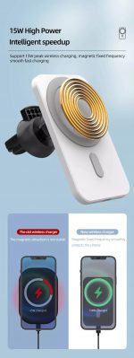 Magsafe compatible wireless phone charger and holder - Image 5