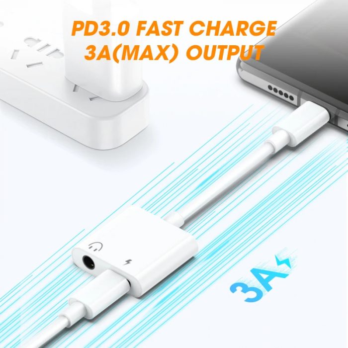 USB C to AUX and USB C - Image 2