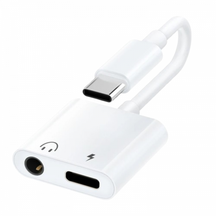USB C to AUX and USB C - Image 1