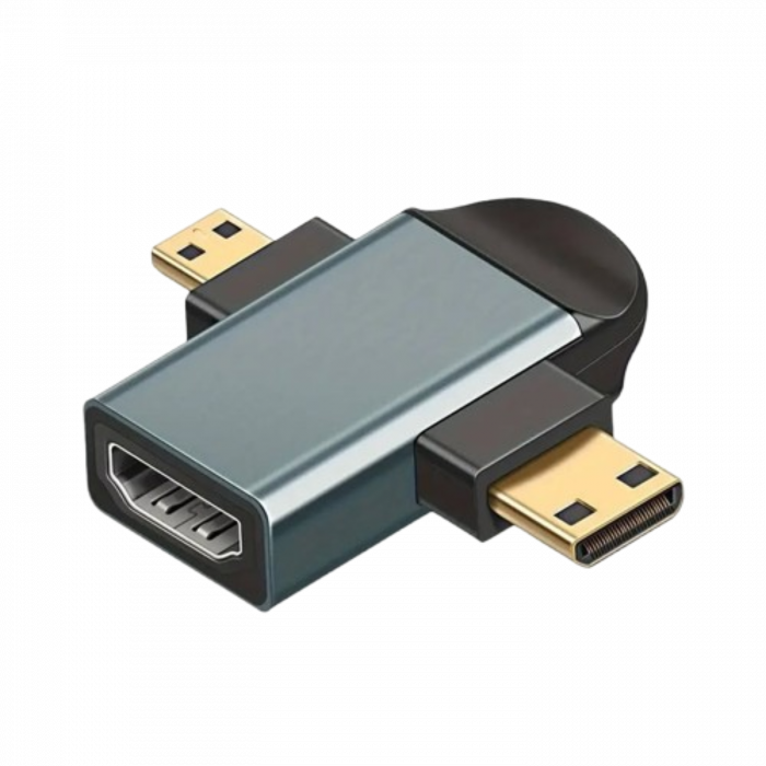 2K Adapter For HDMI – Mini And Micro HDMI Combined - Image 1