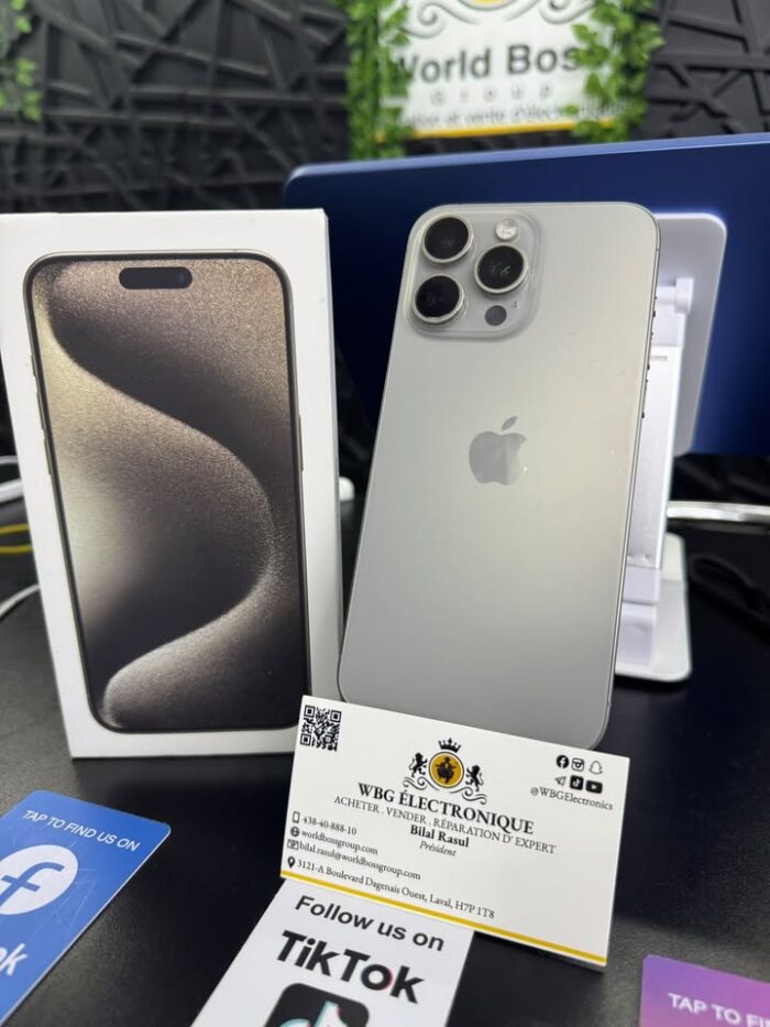 iPhone 15 Pro Max - 256GB