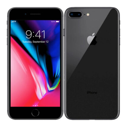 Space Gray Apple iPhone 8 Plus front and back